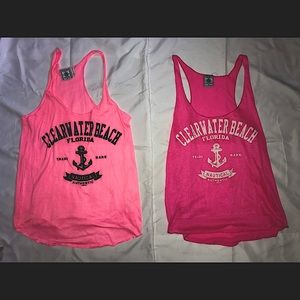 Bundle-pack Clearwater Florida small pink tanks